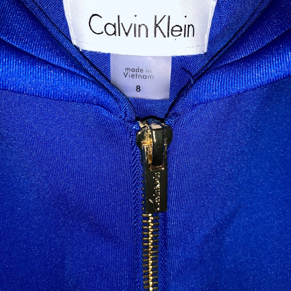 Calvin Klein royal blue dress